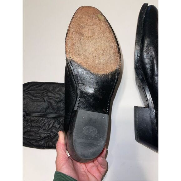 LAREDO 6691 MEN'S SIZE 12 D LEATHER UPPER COWBOY WESTERN BOOTS-POINTED TOE - Picture 7 of 9